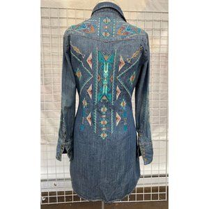 Denim western dress/duster